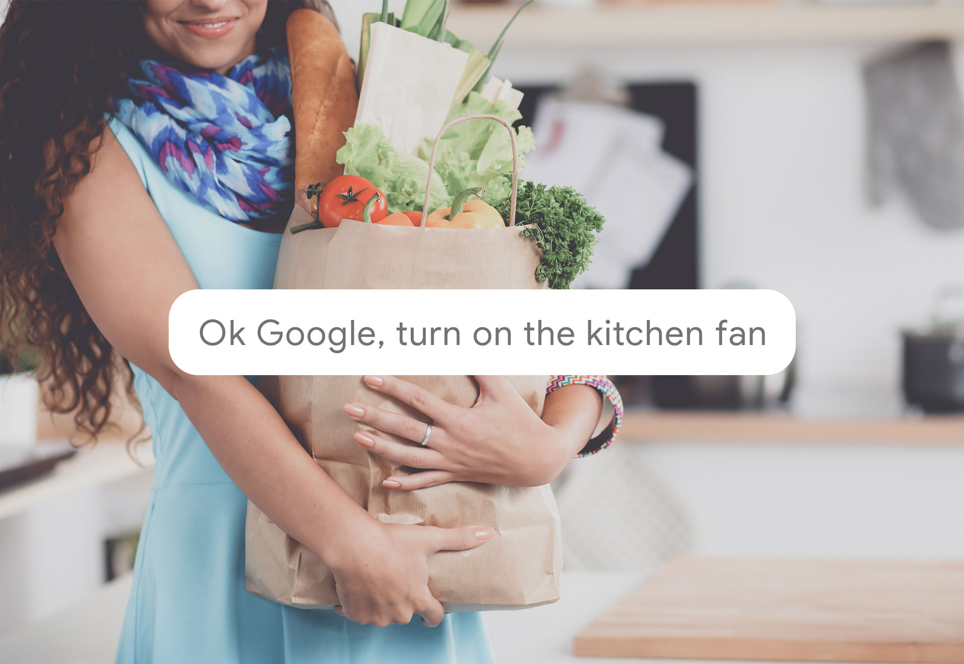 手上拿滿了東西嗎？